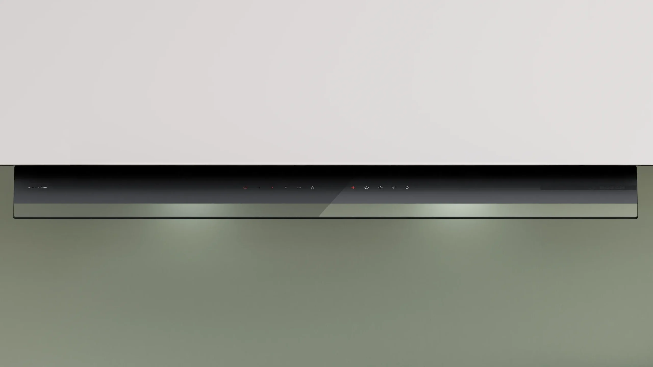 Serie 8 Geïntegreerde blokdesign schouwkap 90 cm zwart glas, Matzwart