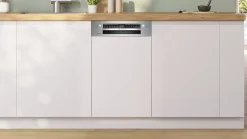 Serie 4 Geïntegreerde vaatwasser 45 cm Geborsteld staal