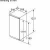 Serie 6 Inbouw koelkast 122.1 x 55.8 cm Vlakscharnier met SoftClose
