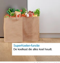 Serie 6 Inbouw koelkast 122.1 x 55.8 cm Vlakscharnier met SoftClose