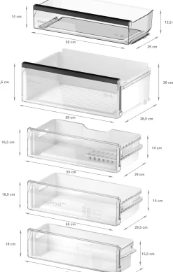Serie 4 Inbouw koel-vriescombinatie 193.5 x 70.8 cm Vlakscharnier