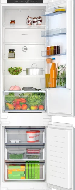 Serie 2 Inbouw koel-vriescombinatie 193.5 x 54.1 cm Sleepdeur