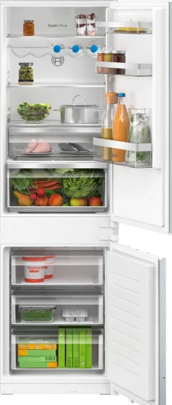 Serie 4 Inbouw koel-vriescombinatie 177.2 x 54.1 cm Sleepdeur