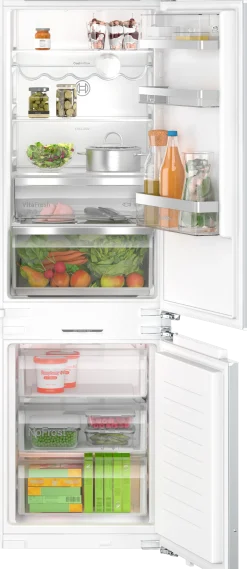 Serie 6 Inbouw koel-vriescombinatie 177.2 x 55.8 cm Vlakscharnier met SoftClose