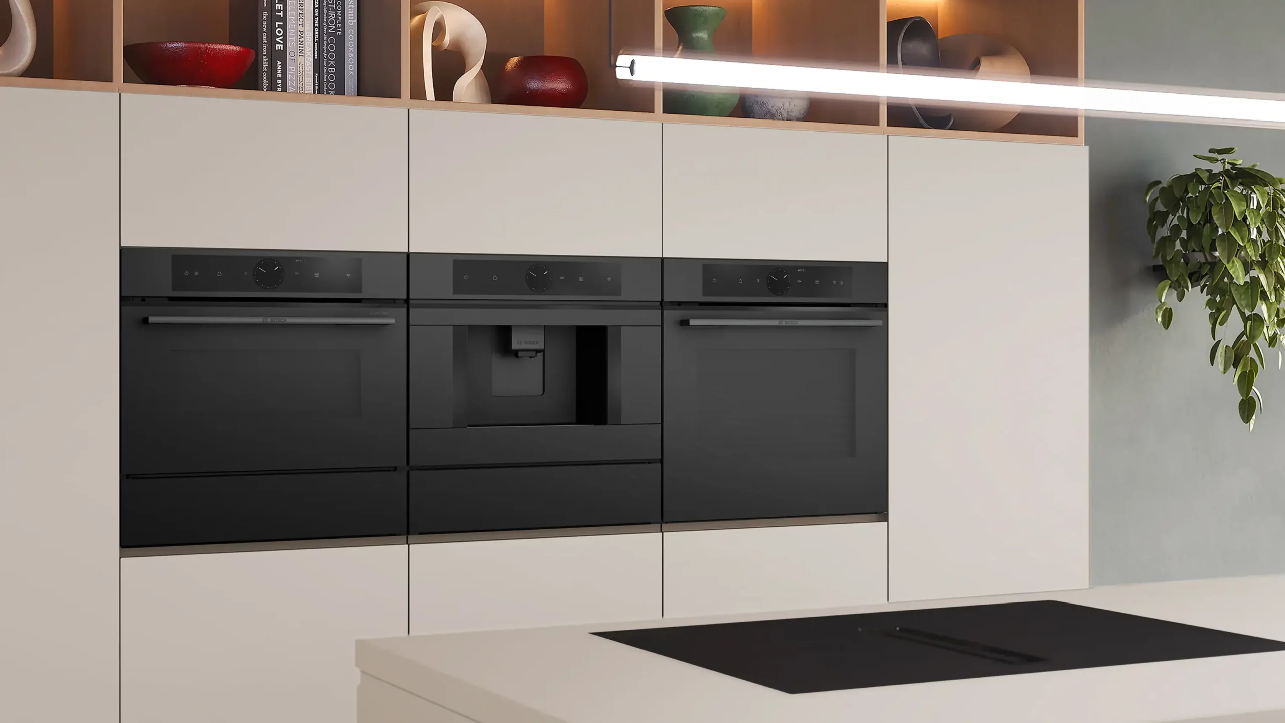 Serie 8 Inbouw koffie volautomaat Mat zwart