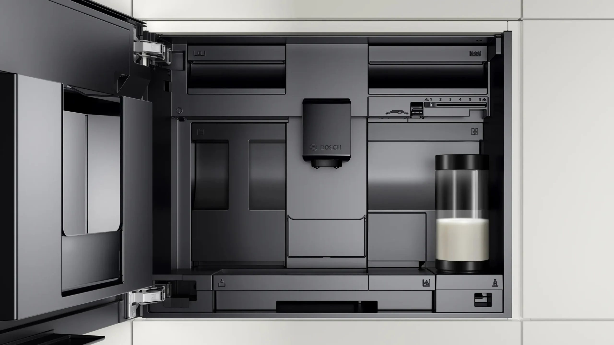 Serie 8 Inbouw koffie volautomaat Mat zwart