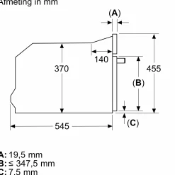 Serie 8 Inbouwmagnetron Zwart