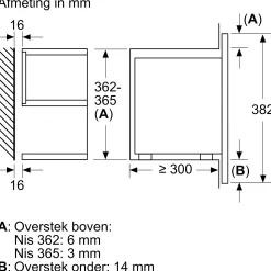 Serie 8 Inbouwmagnetron Zwart