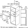 Serie 6 Inbouwmagnetron Zwart