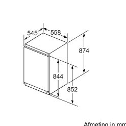 Serie 4 Inbouw vriezer 87.4 x 55.8 cm Vlakscharnier