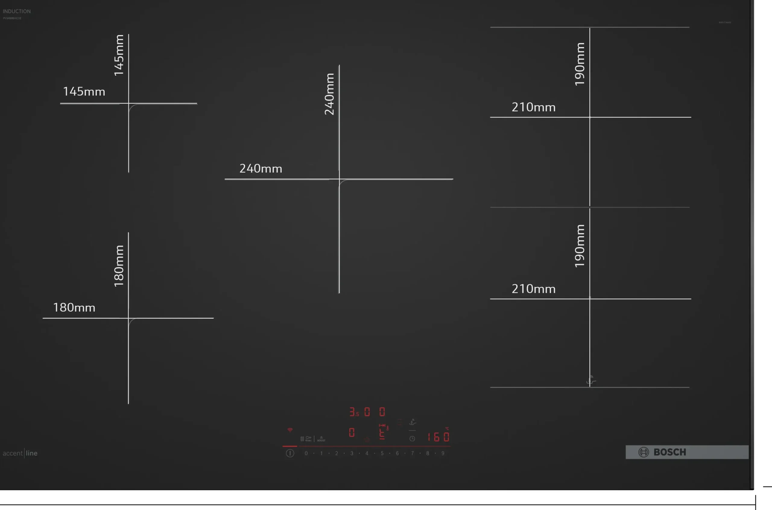 Serie 6 Inductiekookplaat 80 cm