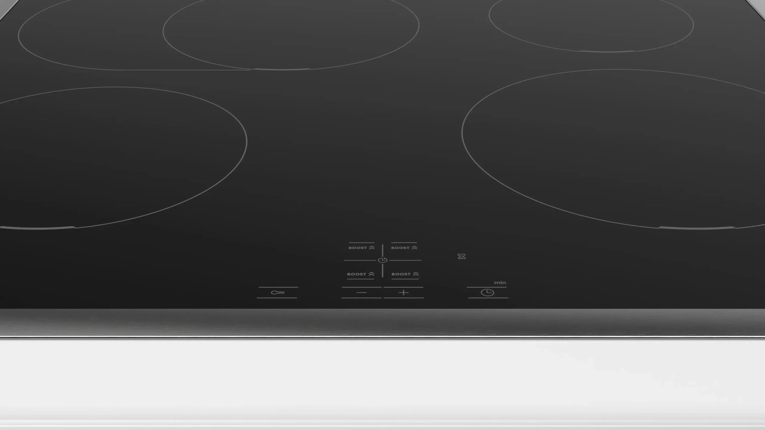 Serie 4 Inductiekookplaat 60 cm bediening uitsluitend op bijpassende oven, opbouwmontage met rand