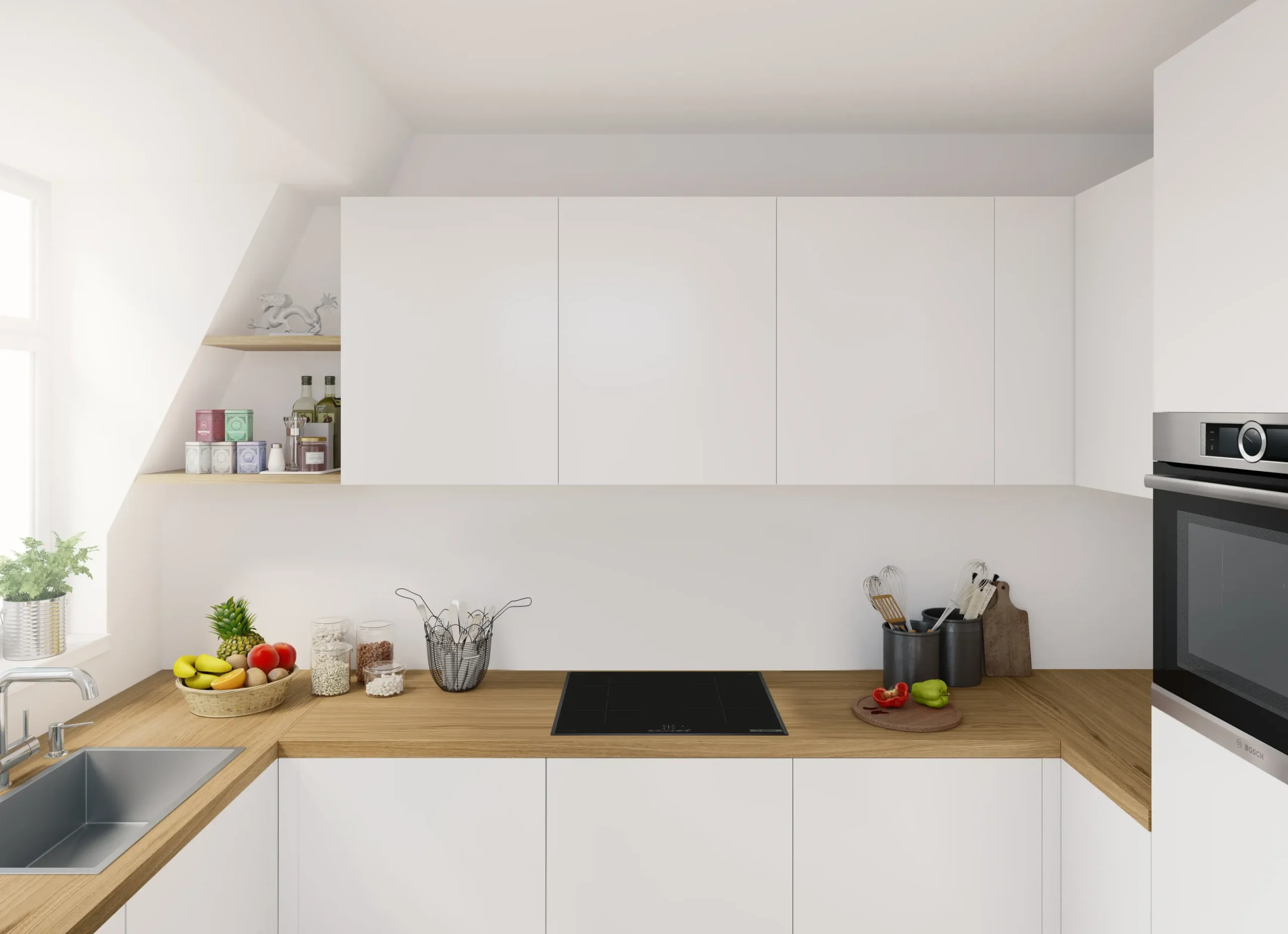 Serie 4 Inductiekookplaat 60 cm opbouwmontage zonder rand