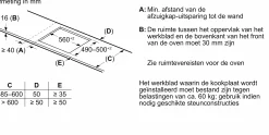 Serie 6 Inductiekookplaat 60 cm opbouwmontage zonder rand