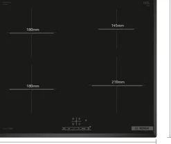 Serie 6 Inductiekookplaat 60 cm opbouwmontage zonder rand