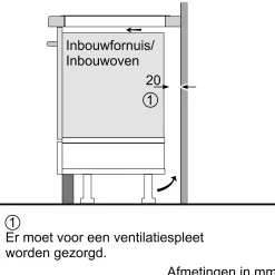 Serie 8 Inductiekookplaat 90 cm opbouwmontage met rand