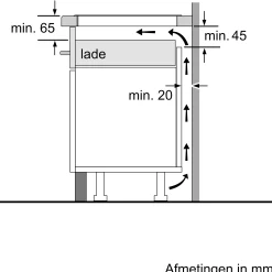 Serie 8 Inductiekookplaat 60 cm opbouwmontage met rand