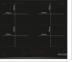 Serie 6 Inductiekookplaat 60 cm opbouwmontage met rand