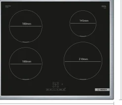 Serie 4 Inductiekookplaat 60 cm opbouwmontage met rand