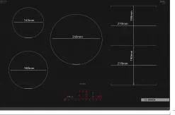 Serie 6 Inductiekookplaat 80 cm opbouwmontage zonder rand
