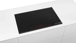 Serie 8 Inductiekookplaat 80 cm opbouwmontage met rand