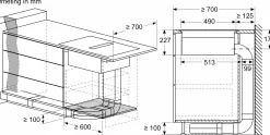 Serie 8 Inductiekookplaat met afzuiging 80 cm