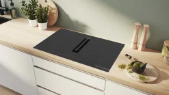 Serie 6 Inductiekookplaat met afzuiging 80 cm verzonken montage
