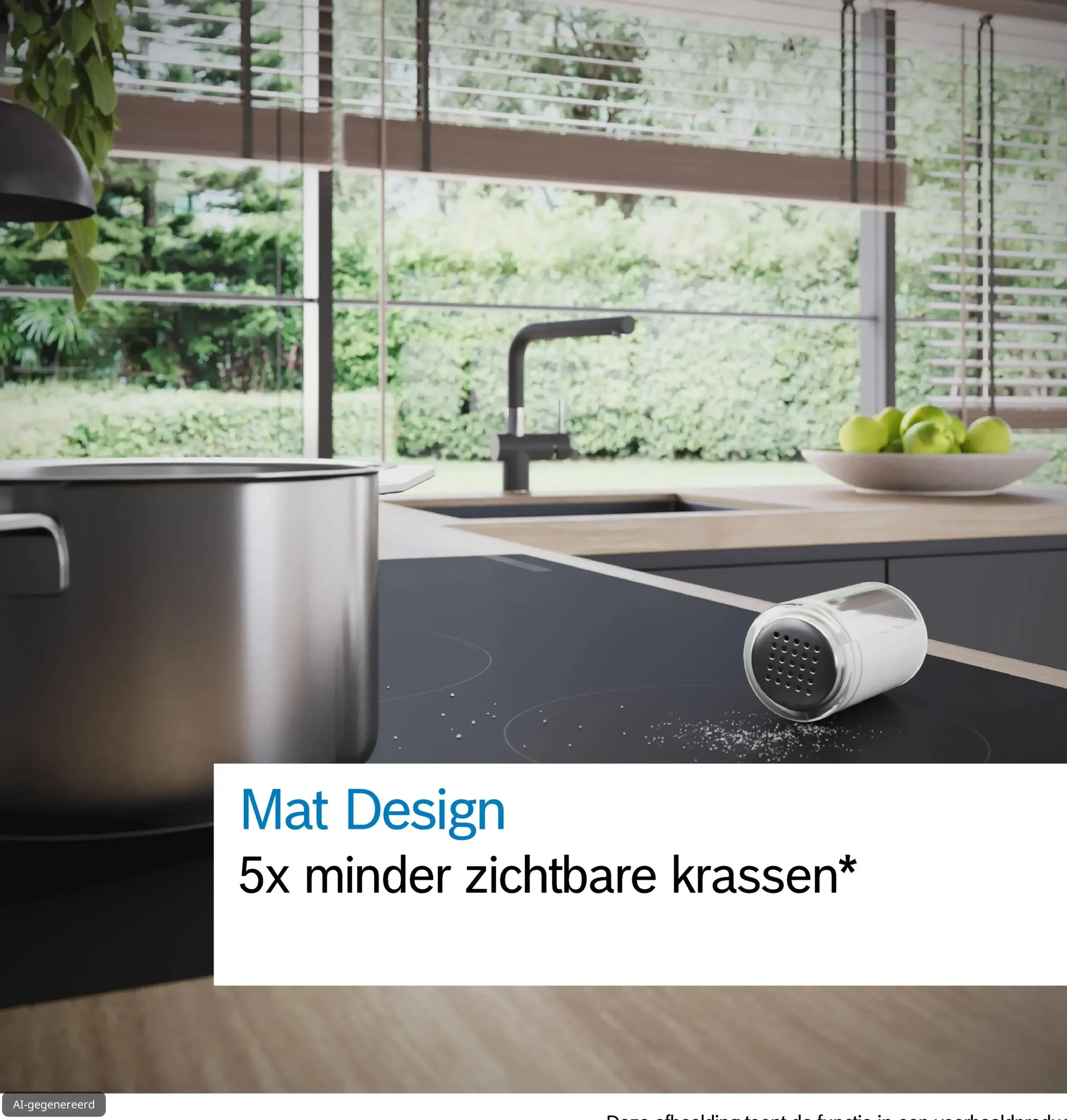Serie 4 Inductiekookplaat met afzuiging 80 cm