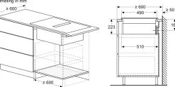 Serie 4 Inductiekookplaat met afzuiging 80 cm