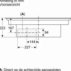 Serie 8 Inductiekookplaat met afzuiging 80 cm