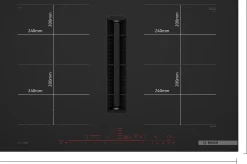 Serie 8 Inductiekookplaat met afzuiging 80 cm