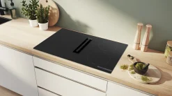 Serie 4 Inductiekookplaat met afzuiging 80 cm opbouwmontage zonder rand