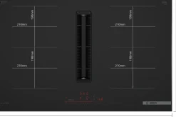 Serie 6 Inductiekookplaat met afzuiging 80 cm