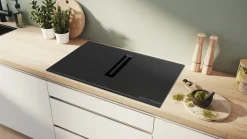 Serie 4 Inductiekookplaat met afzuiging 80 cm opbouwmontage met rand