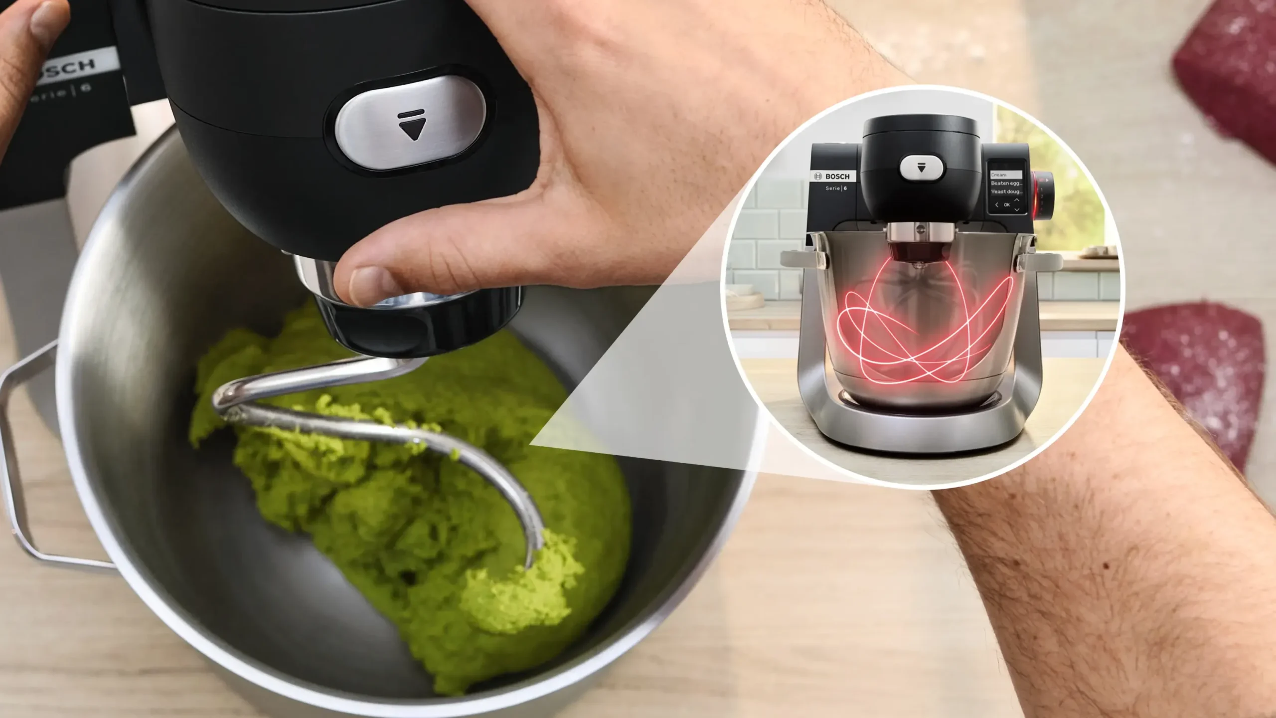 Serie 6 Keukenmachine met weegschaal en timer 1600 W Zwart, RVS
