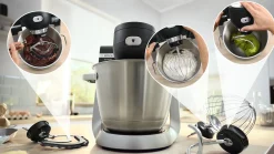 Serie 6 Keukenmachine met weegschaal en timer 1600 W Zwart, RVS