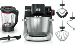 Serie 6 Keukenmachine met weegschaal en timer 1600 W Zwart, RVS