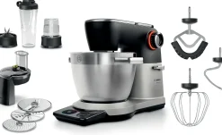 Serie 8 Keukenmachine met weegschaal en timer 1800 W Zilver, zwart