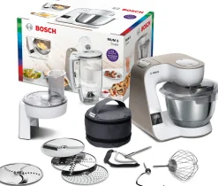 Serie 4 Keukenmachine met weegschaal en timer MUM 5 1000 W Wit, Champagne