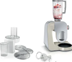 Serie 4 Keukenmachine MUM 5 1000 W Grijs, Zilver