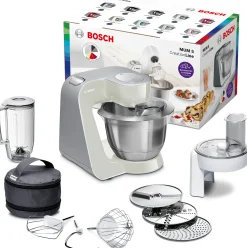 Serie 4 Keukenmachine MUM 5 1000 W Grijs, Zilver