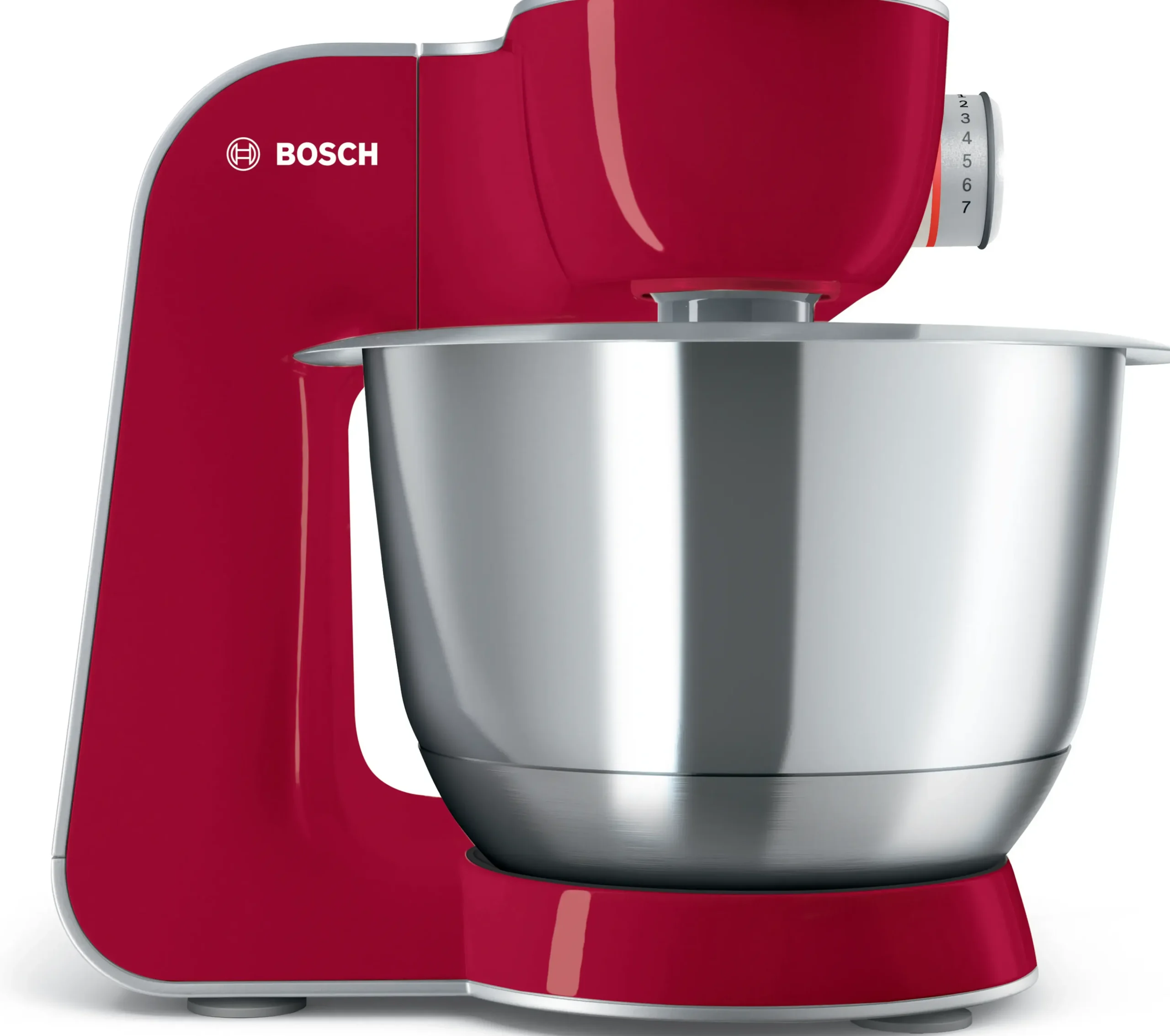 Serie 4 Keukenmachine MUM 5 1000 W Rood, Zilver