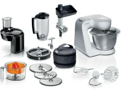 Serie 4 Keukenmachine MUM 5 1000 W Wit, Zilver