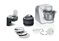 Serie 4 Keukenmachine MUM 5 1000 W Wit, Zilver