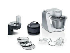 Serie 4 Keukenmachine MUM 5 1000 W Wit, Zilver