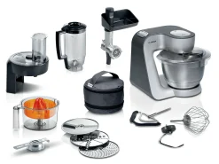 Serie 4 Keukenmachine MUM 5 1000 W Zilver, Donker zilver