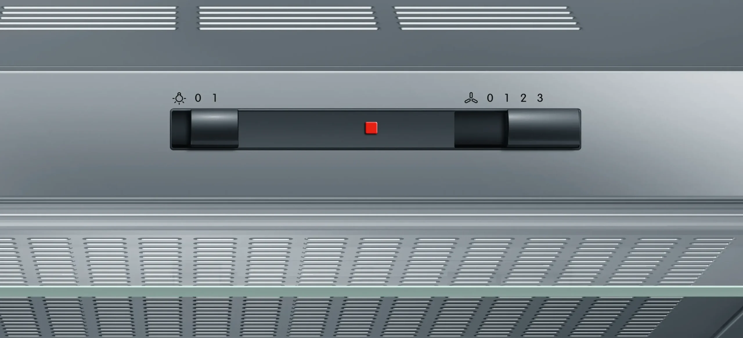 Serie 2 Onderbouw afzuigkap 60 cm Roestvrij staal