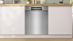 Serie 4 Onderbouw vaatwasser 60 cm Geborsteld staal