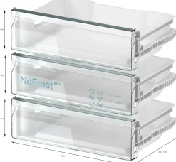 Serie 6 Onderbouwvriezer 82 x 59.8 cm Vlakscharnier met SoftClose