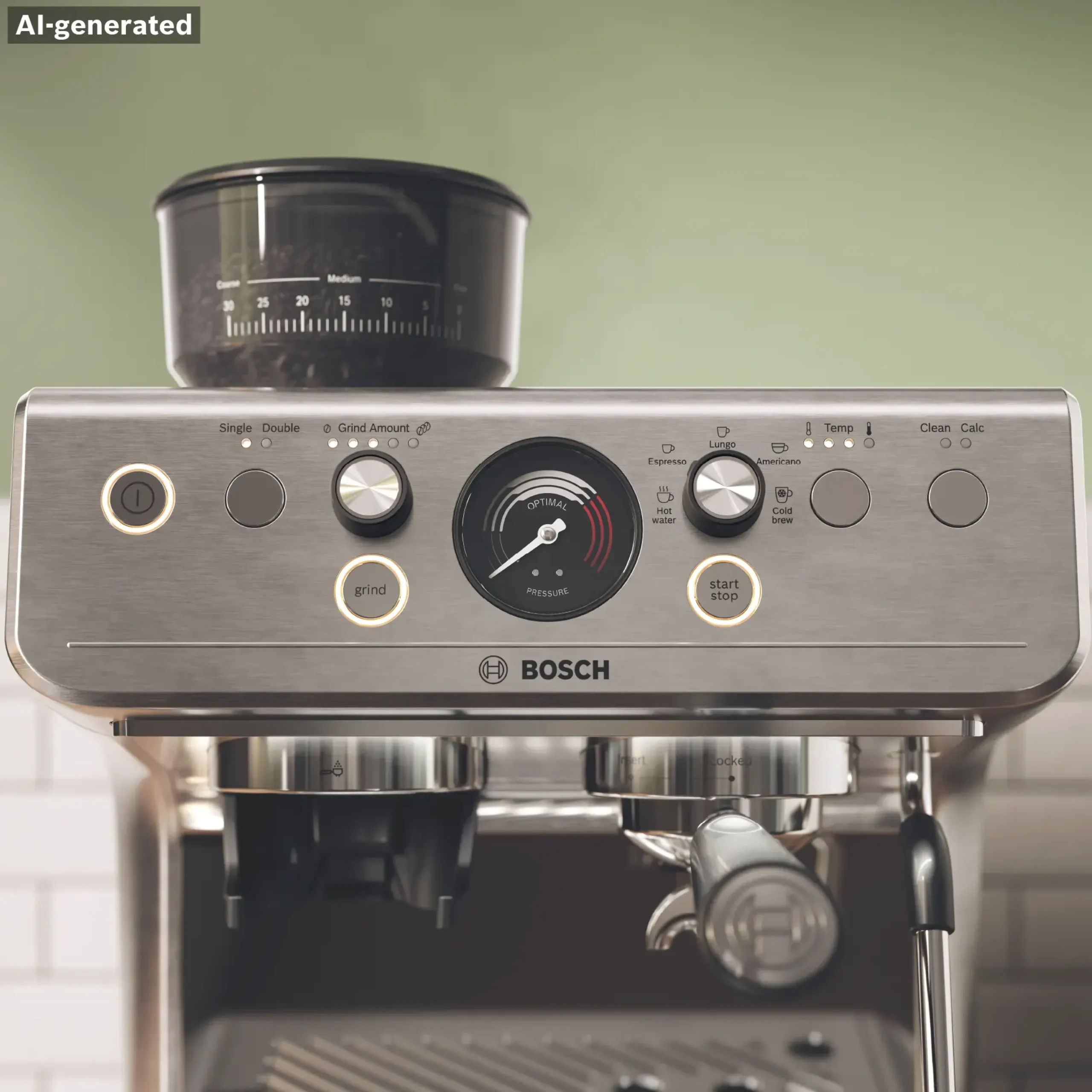 Serie 4 Semi Automatic Coffee Maker HomeCafé Series 4 RVS